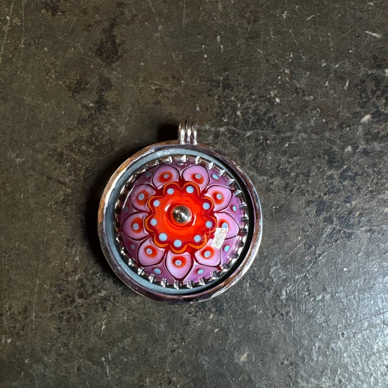 Image of Tangerine Fuchsia Summer Pendant
