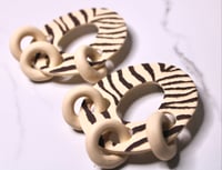Image 1 of Muse( Cream & Brown Zebra Print)