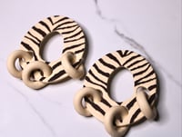 Image 2 of Muse( Cream & Brown Zebra Print)