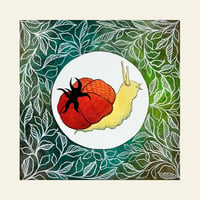 Image 1 of Tomato Snail Print