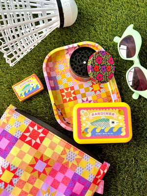 Image of Patchwork Quilt Tray - Two Sizes