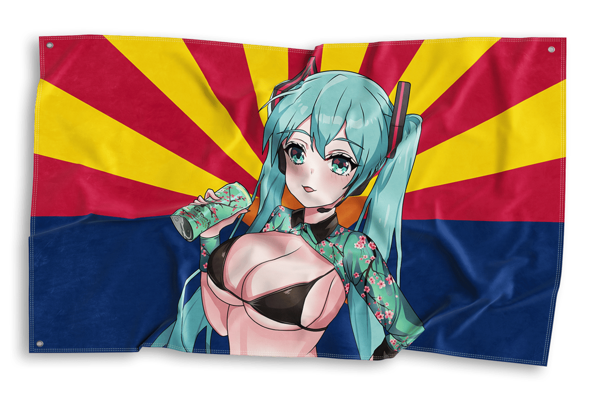 Image of Arizona X Miku State Flag