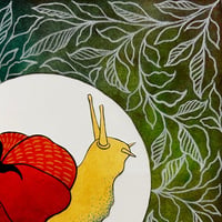 Image 3 of Tomato Snail Print