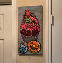 Image 7 of Trickery Treats, Mixed Media painting Halloween