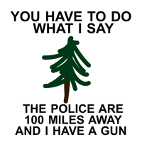 Angriest Pine Tree Sticker