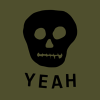 Yeah Skull Subdued Sticker