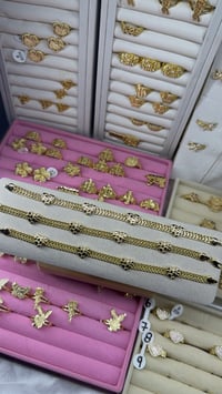 Image 1 of Nugget Heart Bracelet 