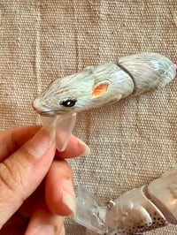 Image 2 of Hand Painted Hair Rat ~ wake
