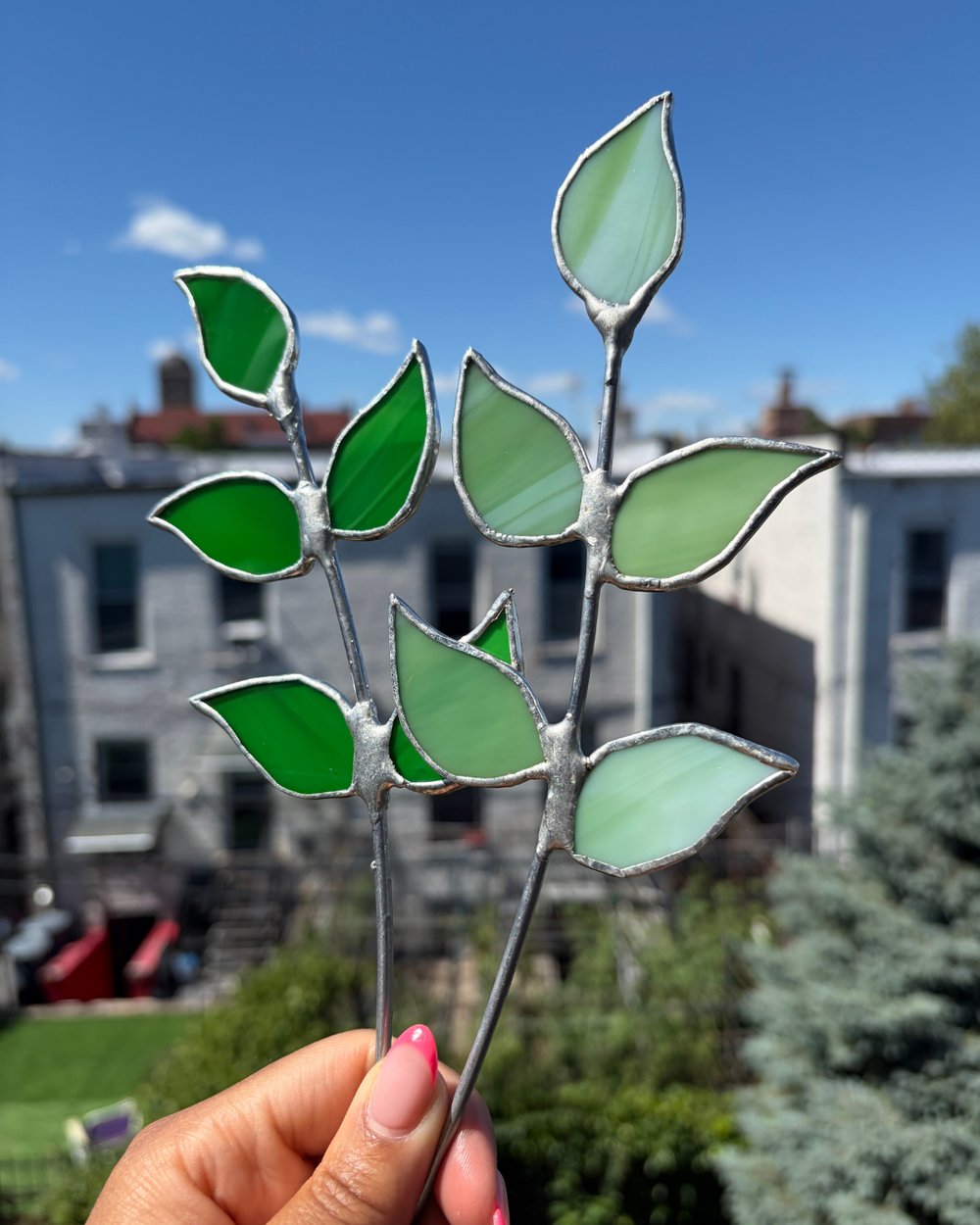 Image of 3-D Stained Glass Flowers