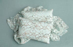 Image of Aqua Lace Set