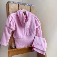 Image 4 of Vintage Rabbit Moon Velour Set | 12-18 Months