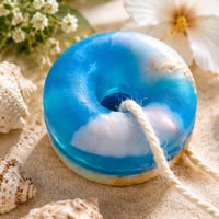 Image 2 of Sea & Sand Soap-on-a-Rope | Exfoliating Oatmeal Soap