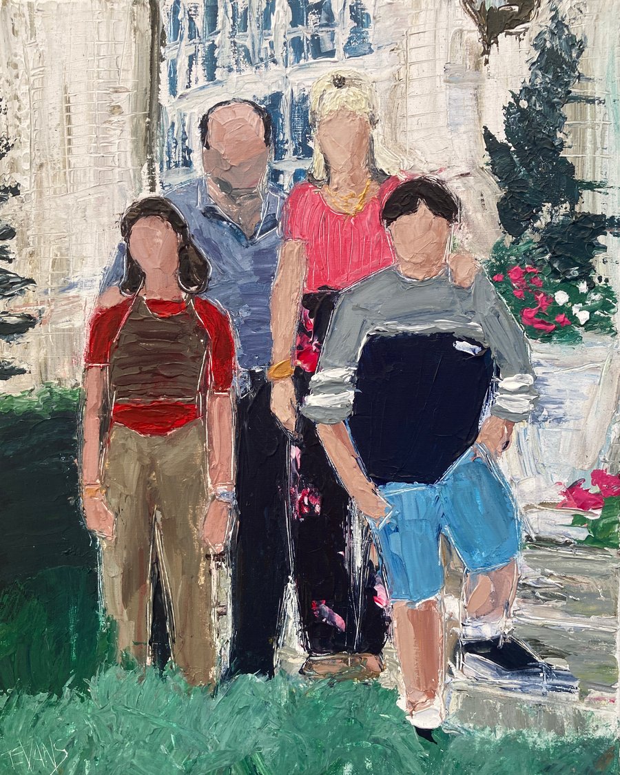 Image of Family portrait (original on canvas)