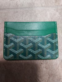 Image 5 of Goyard Card Holder Green