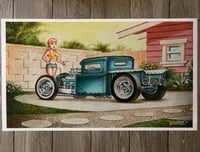 Image 1 of Turquoise Terror (large giclee print) 