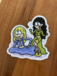 CLEAR Liz and Iz Sticker