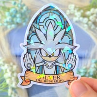 Image 5 of Sonic & Friends Stained Glass Window Holographic Stickers