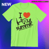 Bright Green I LOVE SOUL SUMMIT Tee Shirt