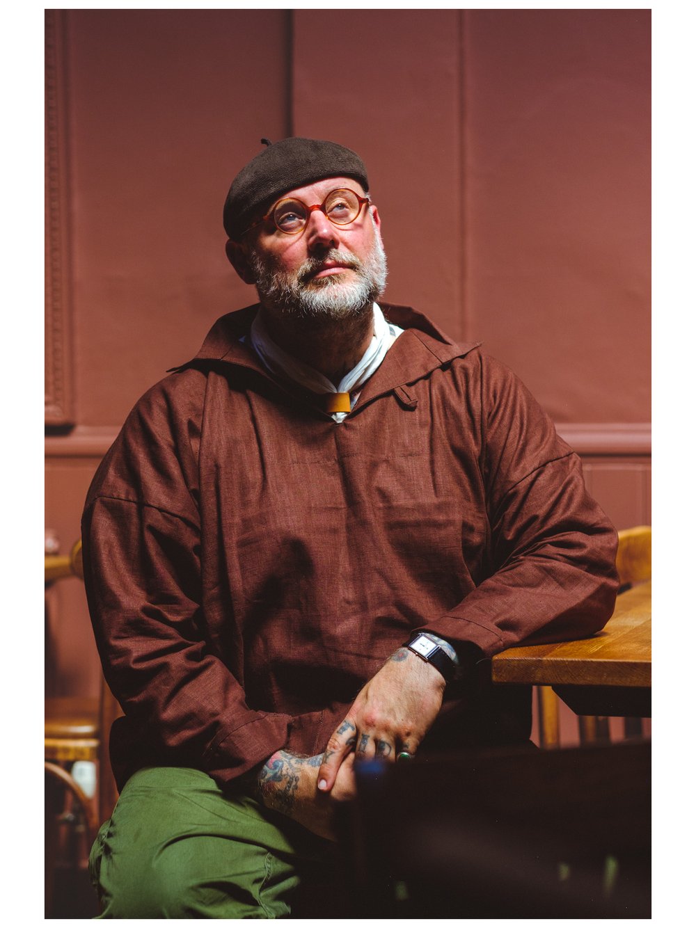 THE ARTIST SMOCK (Brown Linen)