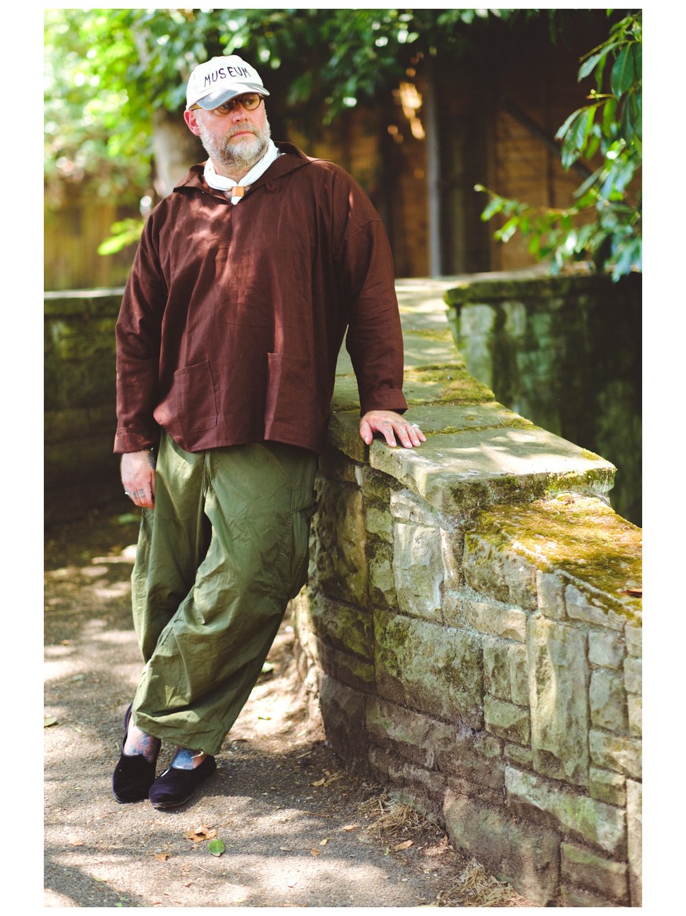 THE ARTIST SMOCK (Brown Linen)
