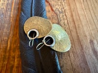 Image 1 of Aja earrings - Peaces of Luanda series - brass and sterling 