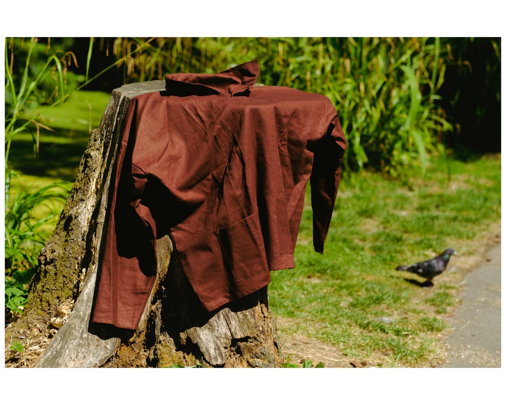 THE ARTIST SMOCK (Brown Linen)