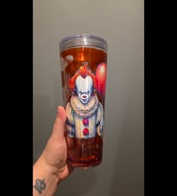 Pennywise blood drip lava tumbler