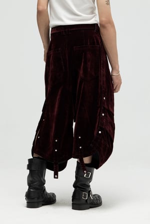 Image of EQUALNEAR - Armor Jorts 2.0 (Burgundy)