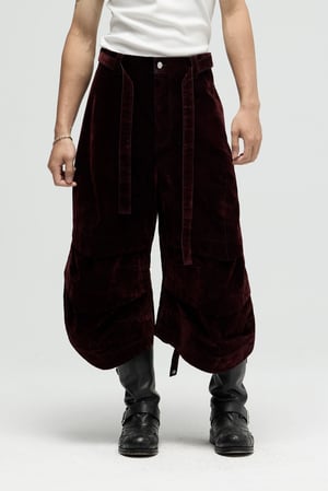 Image of EQUALNEAR - Armor Jorts 2.0 (Burgundy)