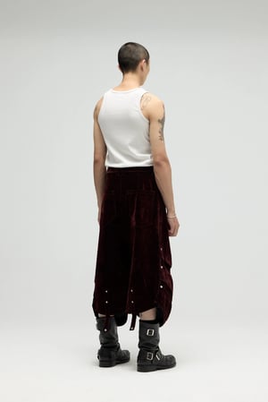 Image of EQUALNEAR - Armor Jorts 2.0 (Burgundy)