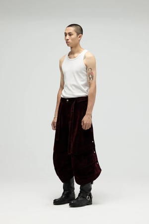 Image of EQUALNEAR - Armor Jorts 2.0 (Burgundy)