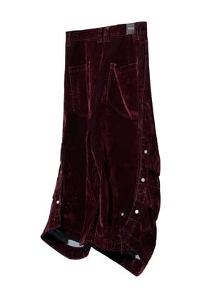 Image of EQUALNEAR - Armor Jorts 2.0 (Burgundy)