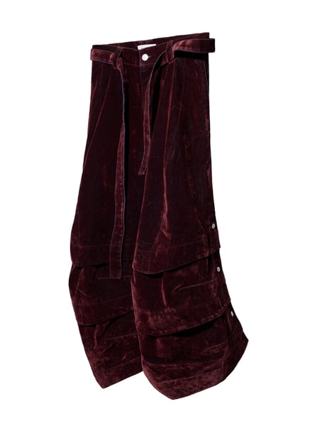 Image of EQUALNEAR - Armor Jorts 2.0 (Burgundy)