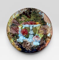 Image 3 of “Fly Agaric” reduction lustre plaque