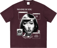 Image 1 of Heavyweight Vintage "NO ONE IS YOU FFP" T-shirt 430gsm|12.7oz 
