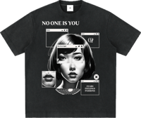 Image 2 of Heavyweight Vintage "NO ONE IS YOU FFP" T-shirt 430gsm|12.7oz 
