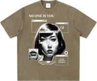 Image 5 of Heavyweight Vintage "NO ONE IS YOU FFP" T-shirt 430gsm|12.7oz 