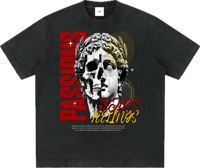 Image 1 of Heavyweight Vintage "FFP CB" T-shirt - Black 430gsm|12.7oz