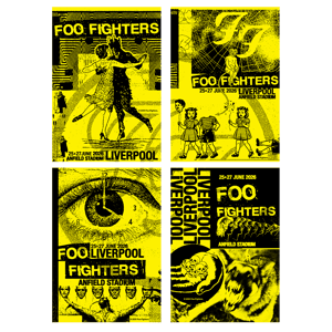 Foo Fighters Liverpool VIP 2026 Cut Set