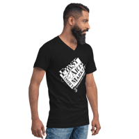 Image 2 of Unisex V-Neck Tee – First Saturday Arts Market (Black)