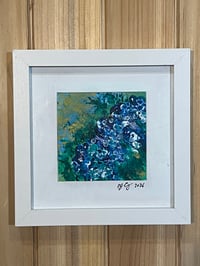 Blue and Purple Hydrangea Painting #1