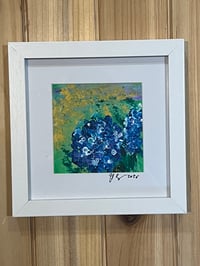 Blue and Purple Hydrangea Painting #3