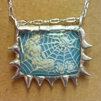 Image 2 of Spiked Reverse Intaglio Pendant (#2248)