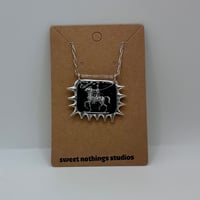Image 1 of Spiked Reverse Intaglio Pendant (#2252)