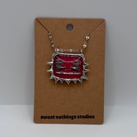 Image 1 of Spiked Reverse Intaglio Pendant (#2261)
