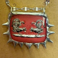 Image 2 of Spiked Reverse Intaglio Pendant (#2261)