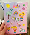 Rainbow Brite - sticker sheet