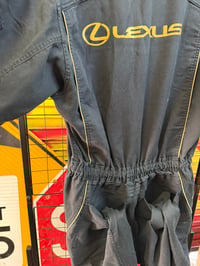 Image 7 of LEXUS mechanic coveralls GOLD size L