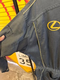 Image 8 of LEXUS mechanic coveralls GOLD size LL