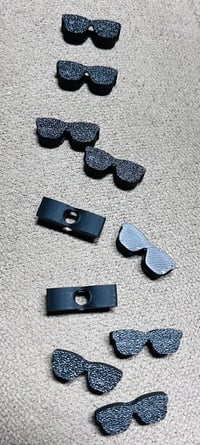 Image 3 of Black  or pink Sunglasses Focal Beads for Beading Pens